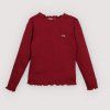 THE NEW SOCIETY Triko TNS Rib Tee - Plum Fantasy