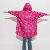 VIVI MARI Dětský kabát do deště Dots Magenta/peach