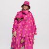 VIVI MARI Dětský kabát do deště Dots Magenta/peach