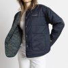 VIVI MARI Oboustranná bunda Ultra Light Puffer  navy/leo navy-olive
