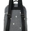 STUDIO NOOS Midi batoh - Denim Grey Hearts