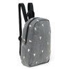 STUDIO NOOS Mini batoh - Denim Grey Hearts