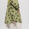 VIVI MARI Kabát do deště Dots pale olive/olive