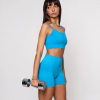 BELIEVE ATHLETICS krátké šortky Bliss Push-Up / Malibu Blue