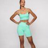 BELIEVE ATHLETICS Biker šortky Push - Up / Menta