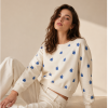 EMILE ET IDA Mikina CHARLOTTE - CREME