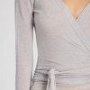 GAI+LISVA Zavinovací top Anne - Grey Melange