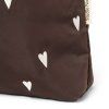 STUDIO NOOS Taška mom bag - Puffy Brown Hearts