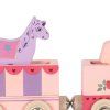 KONGES SLOJD Dřevěný vláček UNICORN - PINK