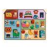 DJECO Vkládací puzzle Domeček