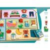 DJECO Vkládací puzzle Domeček