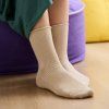 KLUE KLUE Třpytivé ponožky Beige 36-40