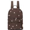 STUDIO NOOS Midi batoh Puffy - Brown Hearts