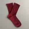 KLUE Třpytivé ponožky Lyocell Camel Cherry 36-40