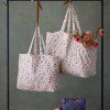LOUISE MISHA Cestovní taška Beverly - Crème Fleurs Sauvages L