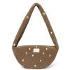 STUDIO NOOS Taška Cross body Teddy Mini - Brown Hearts