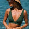 SOWE BIARRITZ Dámské plavky (top) MINA - DARK GREEN