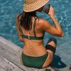 SOWE BIARRITZ Dámské plavky MINA - DARK GREEN MINA