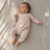GRAY LABEL Overal pro miminka GOTS - Faded Pink