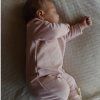 GRAY LABEL Overal pro miminka GOTS - Faded Pink