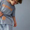 GRAY LABEL Triko Oversize GOTS - Stone Grey - Melon