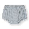 GRAY LABEL Kraťasy Baby Bloomer GOTS - Stone Grey - Cream