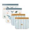 LIEWOOD Sáčky na potraviny znovupoužitelné 4-Pack - Sea creature / Sandy