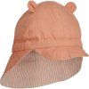 LIEWOOD Oboustranný klobouček Gorm - Y/D Stripe Tuscany rose / Sandy