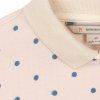 KONGES SLOJD Tričko POLO SPOTTY - ROSEWATER DOT
