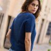 NATHAEL PARIS Svetr z angory - Navy
