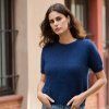 NATHAEL PARIS Svetr z angory - Navy