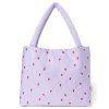 STUDIO NOOS Taška mom bag Puffy -  Purple Hearts