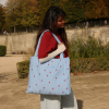 STUDIO NOOS Changing Bag Puffy - Light Blue Hearts