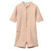 LIEWOOD Plavecký overal Max - Y/D stripe Pale tuscany / Creme de la creme