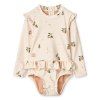 LIEWOOD Kojenecké plavky Sille - Peach / Sea shell
