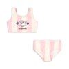 KONGES SLOJD Dívčí plavky POMIA - CANDY ROSE STRIPE
