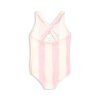 KONGES SLOJD Dívčí plavky POMIA - CANDY ROSE STRIPE