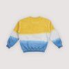 THE NEW SOCIETY Mikina Tie Dye - Mimosa Yellow
