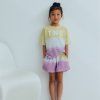 THE NEW SOCIETY Šortky Tie Dye - Pink Lavander