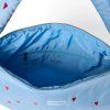 STUDIO NOOS Taška Cross body Puffy - Light Blue Hearts