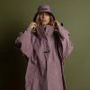 VIVI MARI Kabát do deště solid ash plum