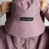 VIVI MARI Klobouk do deště solid ash plum