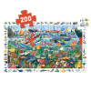 DJECO Puzzle Tajemství moře - 200 pcs