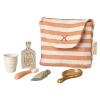 MAILEG Set se zubním kartáčkem pro myšky - Coral stripe S26