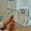 KIDYWOLF Doplňkové karty KIDYDRAW MINI - Zvířata celého světa, oceánů a piráti