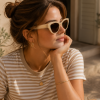 MINUE OPTICIANS Sluneční brýle ARIELLE PALE SANDSTONE