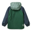 Pedia Rainwear Set je nepromokavá souprava navržená pro starší děti, které se rády pohybují venku za každého počasí. Díky vysoké voděodolnosti, prodyšnému materiálu a promyšleným detailům poskytuje pohodlí během školních dnů, výletů i her v přírodě.  • Dětská nepromokavá souprava do deště • Vodní sloupec 20 000 mm • Prodyšný materiál vhodný pro aktivní pohyb • Vyrobena ze 100% GRS certifikovaného recyklovaného polyesteru • Podlepené švy pro maximální ochranu před deštěm • Krytý přední zip s dětským suchým zipem šetrným k jemným úpletům • Bunda s odnímatelnou kapucí • Elastické manžety rukávů • Ventilační otvory v podpaží pro větší komfort • Kalhoty s nastavitelným pasem • Elastické zakončení nohavic pro pohodlné nošení • Odnímatelné silikonové pásky pod chodidla pomáhají držet nohavice na místě • Reflexní prvky pro lepší viditelnost • Navrženo pro pohodlí, odolnost a volný pohyb za každého počasí • Rozvíjí: samostatnost, pohyb venku a radost z objevování přírody  Materiál: 100 % GRS certifikovaný recyklovaný polyester  Péče: perte na 30 °C. Před praním zapněte zipy, suché zipy a druky. Nesušit v sušičce, nežehlit, nebělit.