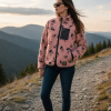 LIEWOOD Nelson Adult Pile Jacket Mega Cherry heart / Rosey
