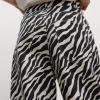 THE NEW SOCIETY Dámské kalhoty TNS Denim - Zebra Print