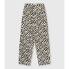 THE NEW SOCIETY Dámské kalhoty TNS Denim - Zebra Print